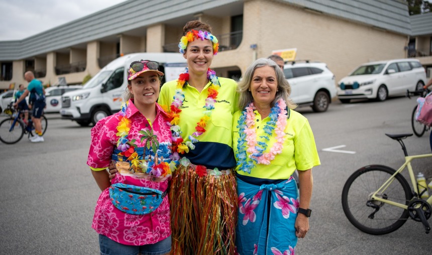 20240319 HRFY Day Two Coastal and Inland Peloton Send off 09 Youth Focus
